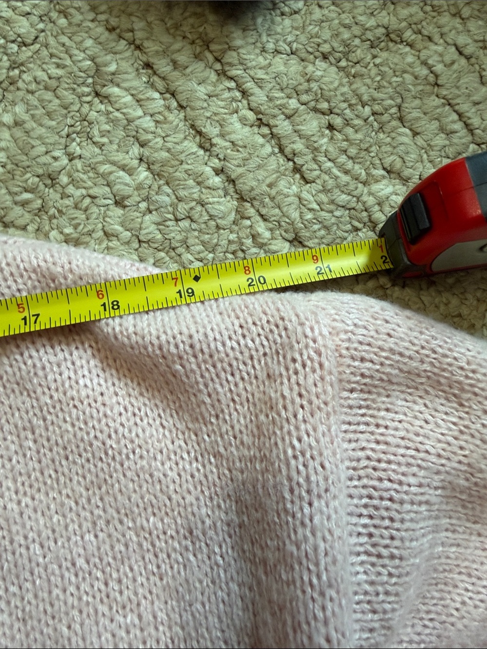 SO Pale Pink Cropped Ribbed Button-Front Cardigan - Picture 5 of 6